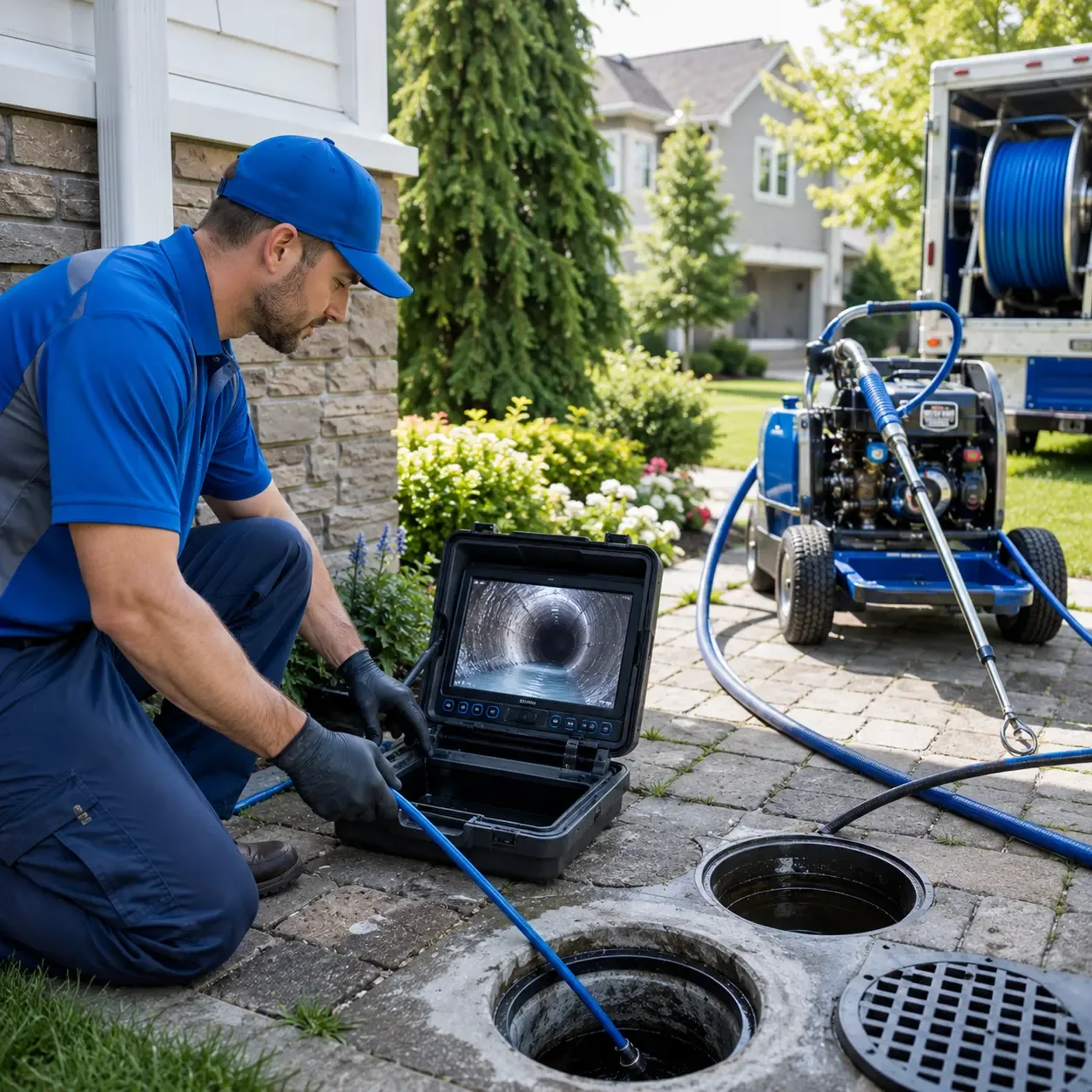 Outdoor drain cleaning professionals serving Big Pool, MD